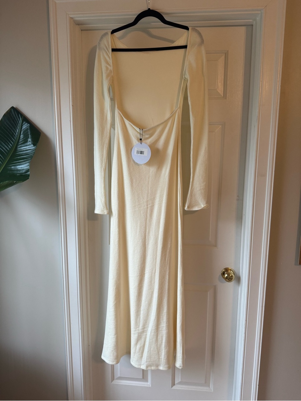 NWT princess polly cream maxi Dress, sz 6 - Picture 6 of 7